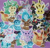 Eeveelution Mimi Stickers