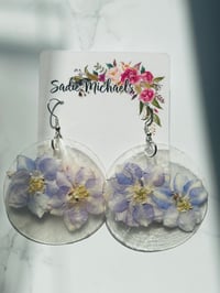 Image 3 of Larkspur on Capiz Shells