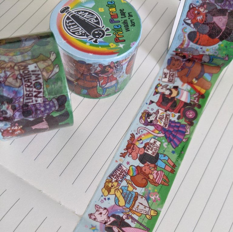 Pride Parade Washi Tape Image 3