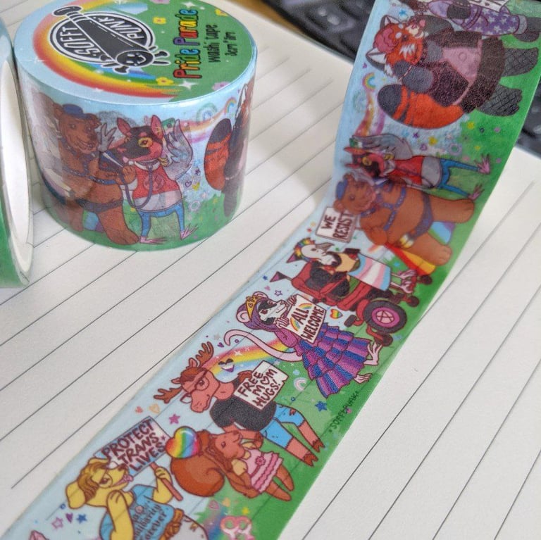Pride Parade Washi Tape Image 2
