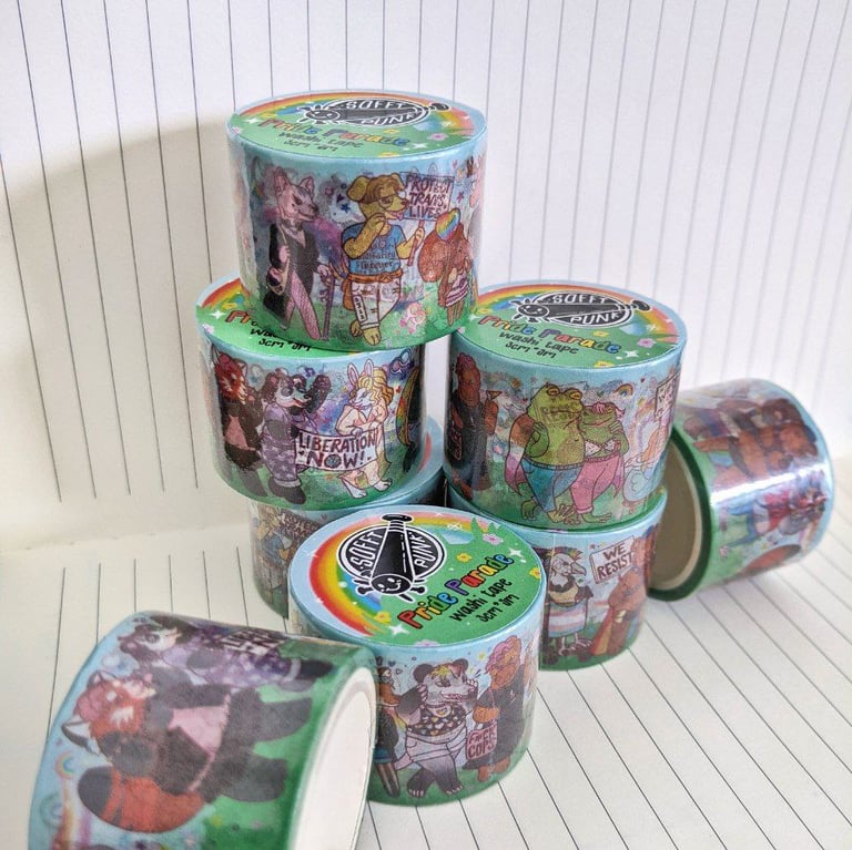 Pride Parade Washi Tape Image 4