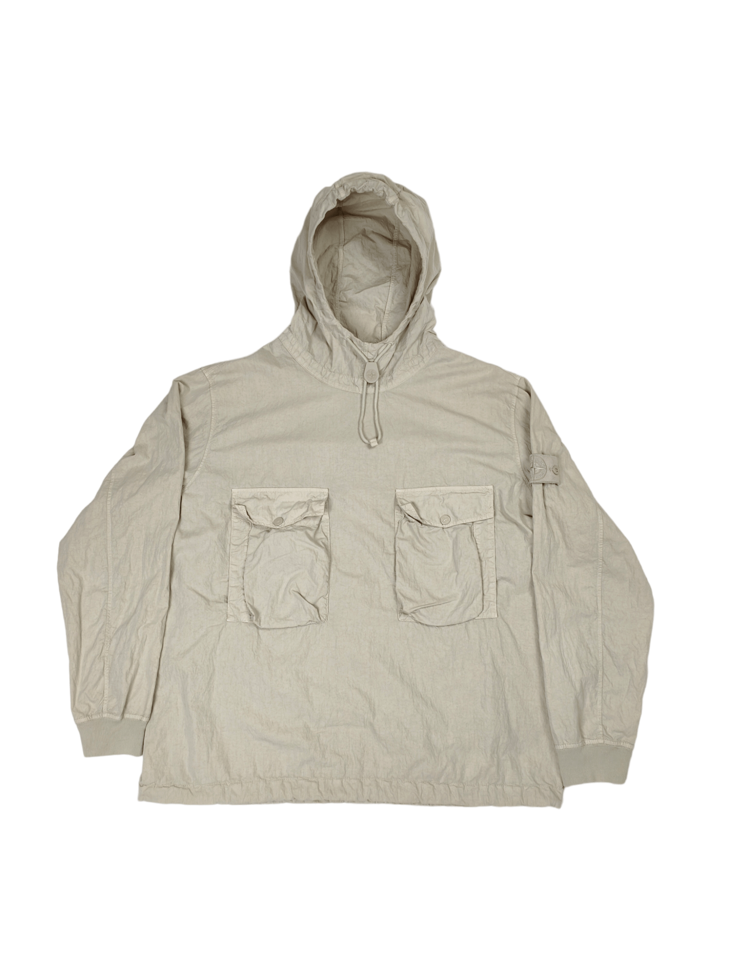 Stone island black ghost top smock