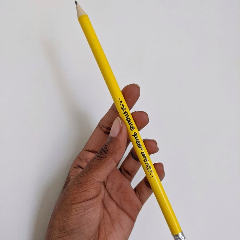 Make Queer Art HB Pencil
