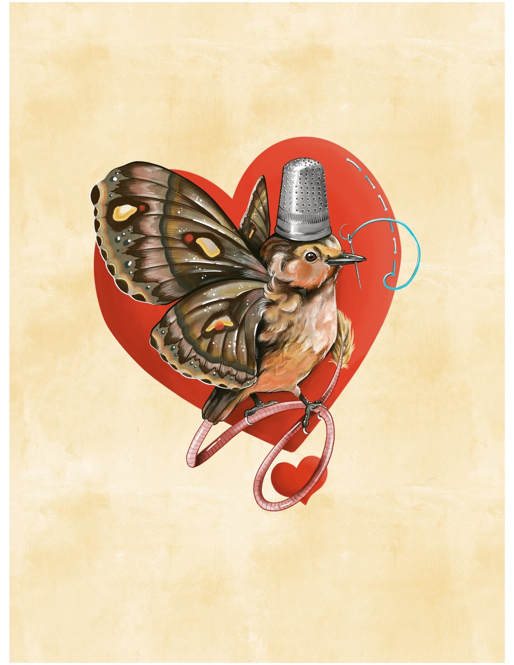 Cutest Chimera Mini Print