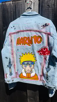 Image 1 of Naruto hand painted jacket (Size L)