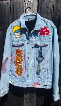Image 2 of Naruto hand painted jacket (Size L)