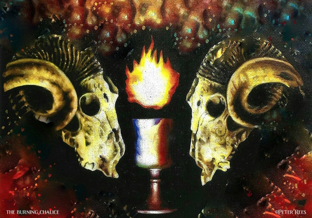 Image of The Burning Chalice limited edition artprint 