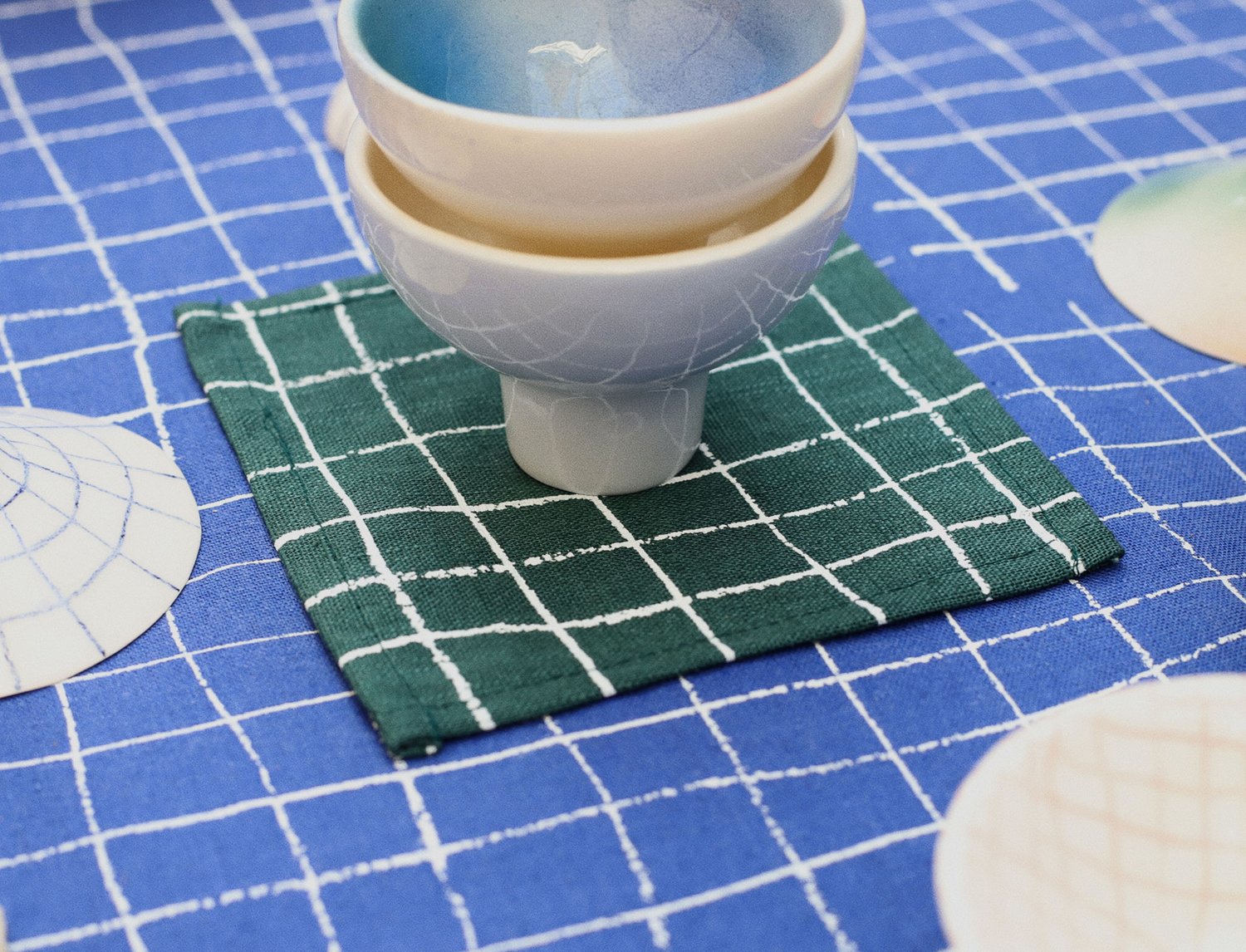 Image of GRID SMALL TABLE TEXTILE