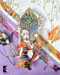 Image 4 of Yoimiya Gateway of Memories Pin [Detachable]