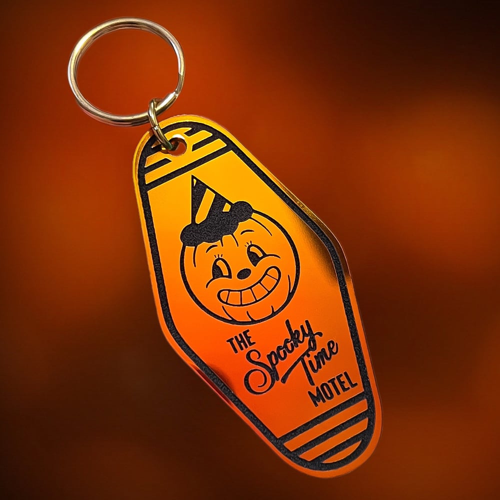 Image of The Spooky Time Motel Keychain