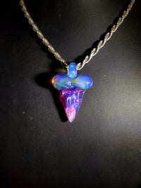 Image 1 of Mixed color shark tooth pendant 💎