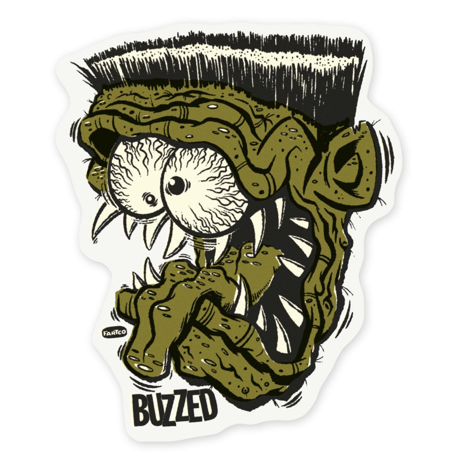 Image of Buzzed Sticker