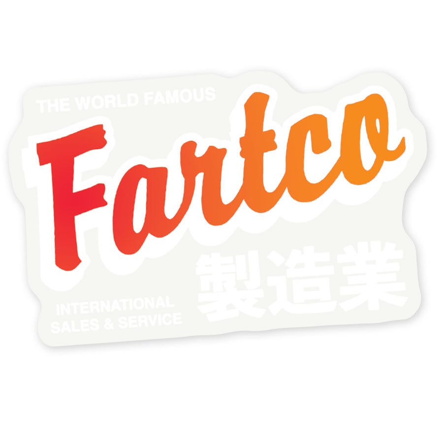 MFG Sticker | Fartco Inc