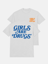 GIRLS ARE DRUGS® TEE - "GATORS®" - WHITE