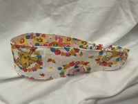 Image 1 of Flowery Creatures Reversible Headband