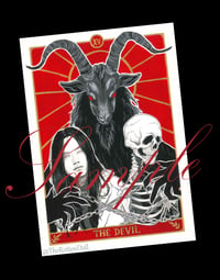 Image 1 of NOAH'S THE DEVIL TAROT  PRINT