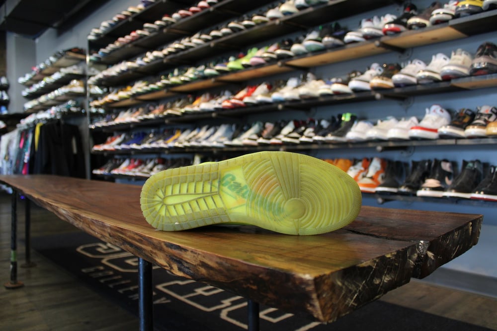 AIR JORDAN I OG HIGH GATORADE "LIME GREEN" *USED*