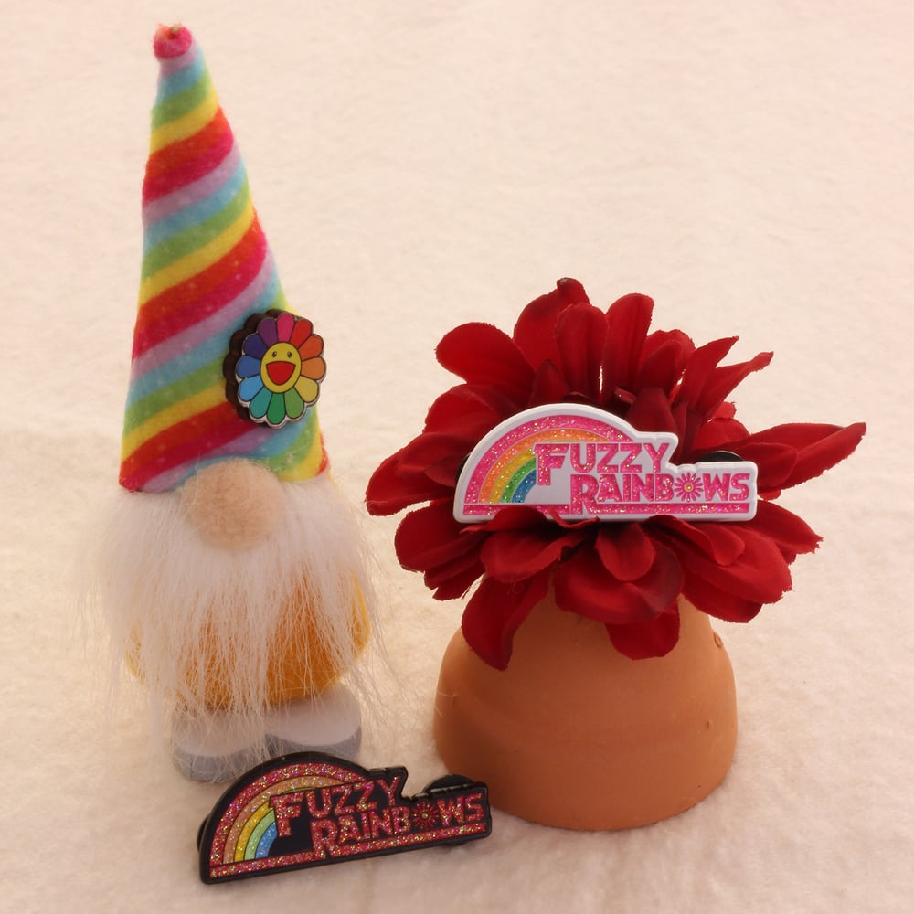 FUZZY RAINBOWS PIN