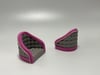 1/24 Low Arch Seat Kit (Light Gray/Pink)