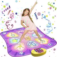 SUNLIN Dance Mat Toys for Girls Ages 3-10 | Dance Pad with LED Lights