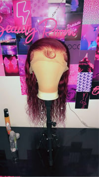 Image 1 of 99j deep wave lace wig