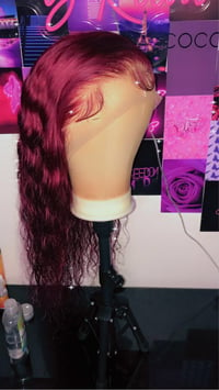 Image 3 of 99j deep wave lace wig