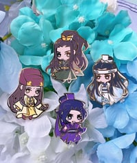 Image 2 of P4P MDZS Chibis (lsz, jl, ljy) - Enamel Pins