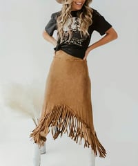 Jane fringe skirt