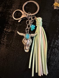 Image 2 of Glowing skull keychain