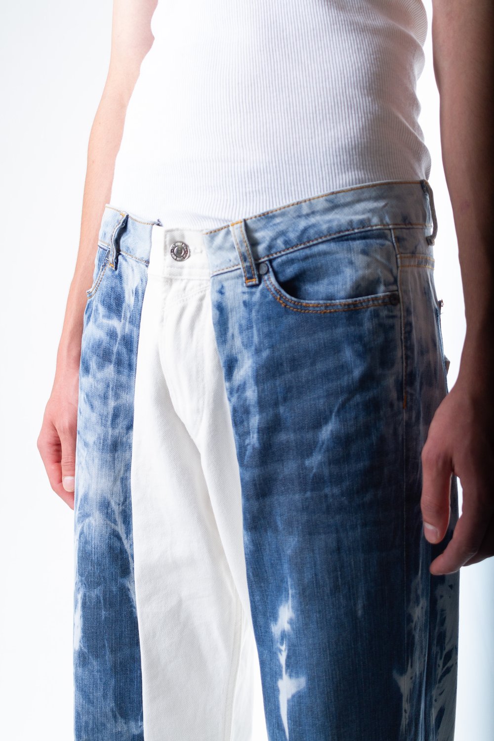Image of RECONSTRUCTED PANTS 4