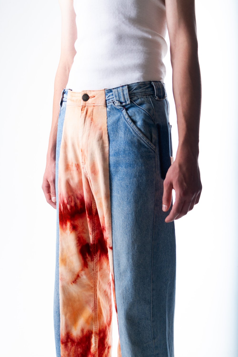 Image of RECONSTRUCTED PANTS 5