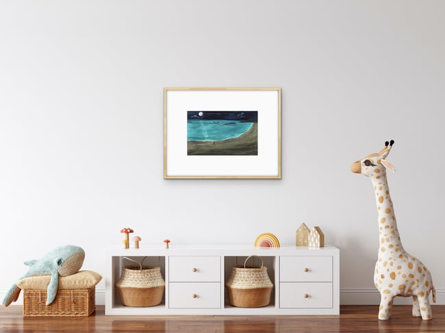 Tide and Whale Giclée print