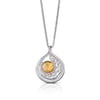 Solstice Teardrop Pendant 18K Gold Bead Large- Clearanced Priced