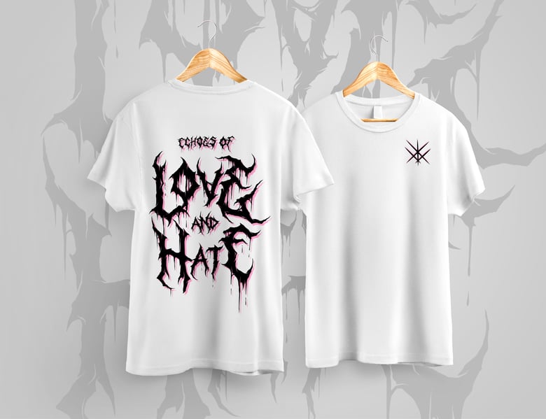 Image of PRE-ORDER "Love Hate"  White T-Shirt