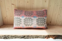 Image 1 of Welsh Rose Woven, Wool Cushion