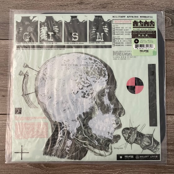 Image of G.I.S.M. - Militaly Affairs Neurotic Vinyl LP