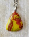 Yellow, Red and Green Pendant