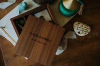 Image 2 of Personalized Keepsake Print Box for Wedding or Baby