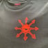 Chaos Eye RED on DARK GRAY size Medium ONE OF A KIND Image 2