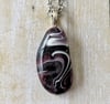 Purple Swirling Pendant