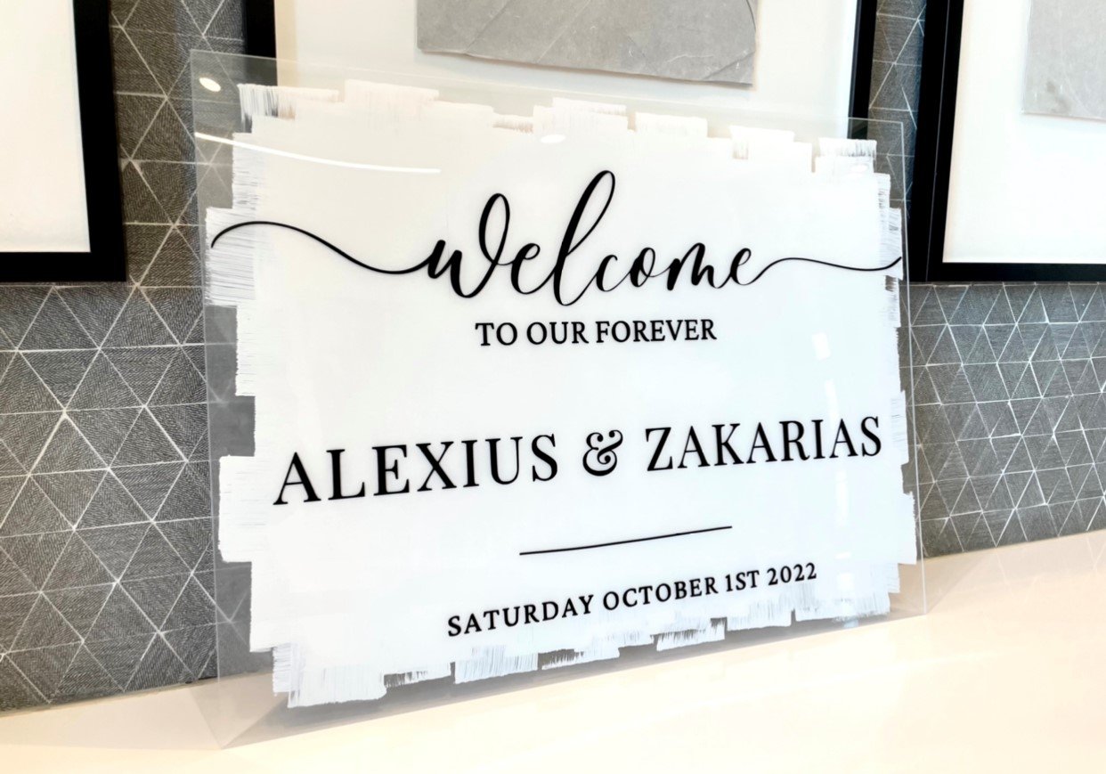 Image of 18 x 24 Wedding Welcome Sign
