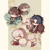 honkai star rail • luofu acrylic charms