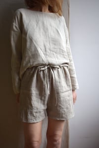 Image 1 of Drawstring linen boxers