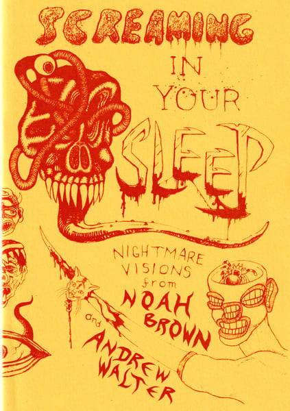 Image of Screaming In Your Sleep #1 horror/gore zine
