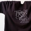 T-SHIRT - WOU WALL - BLACK