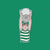 Billy McNeil - Celtic FC Sticker - Waterproof Gloss