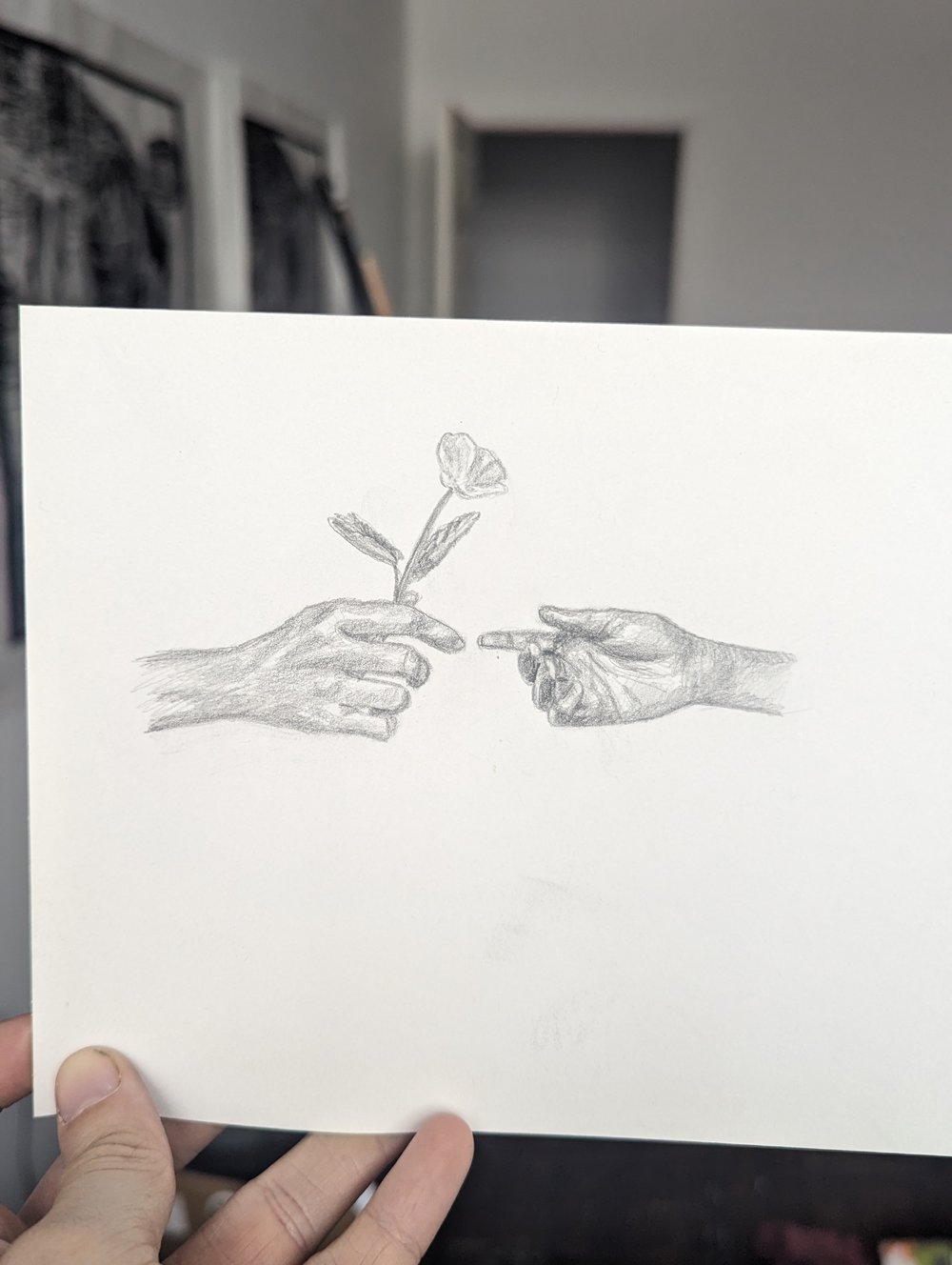 Hand Sketch (Originally for San Holo 's Stay Vibrant)