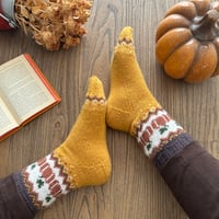 Image 5 of Lot de 2 patrons de chaussettes : Autumn harvest socks et Pumpkin patch socks