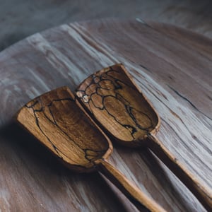 Image of Spalted Beech Salad Servers