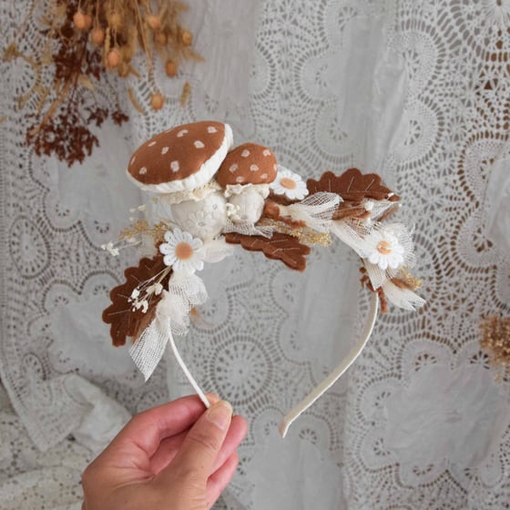 Image of Serre tête champignons